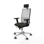 Chaise de Bureau avec Appui-tête Horna Traslack Piqueras y Crespo 2D086G2 Noir