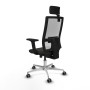 Chaise de Bureau avec Appui-tête Horna Traslack Piqueras y Crespo 2D086G2 Noir