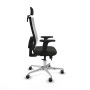 Chaise de Bureau avec Appui-tête Horna Traslack Piqueras y Crespo 2D086G2 Noir