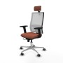 Chaise de Bureau avec Appui-tête Horna Traslack Piqueras y Crespo 2D086G2 Marron