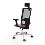 Chaise de Bureau avec Appui-tête Horna Traslack Piqueras y Crespo 2D086G2 Rose