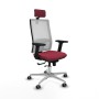 Chaise de Bureau avec Appui-tête Horna Traslack Piqueras y Crespo 2D086G2 Bordeaux