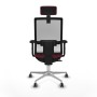 Chaise de Bureau avec Appui-tête Horna Traslack Piqueras y Crespo 2D086G2 Bordeaux