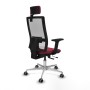 Chaise de Bureau avec Appui-tête Horna Traslack Piqueras y Crespo 2D086G2 Bordeaux