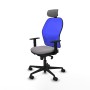 Office Chair with Headrest Piqueras y Crespo 1D036N2 Grey