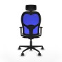 Office Chair with Headrest Piqueras y Crespo 1D036N2 Grey