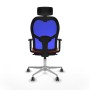 Office Chair with Headrest Piqueras y Crespo 1D086G2 Dark Orange
