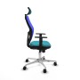 Office Chair with Headrest Piqueras y Crespo 1D086N2 Turquoise