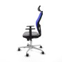 Office Chair with Headrest Piqueras y Crespo 1D086G2 Grey