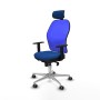 Office Chair with Headrest Piqueras y Crespo 1D086G2 Blue