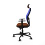 Office Chair with Headrest Piqueras y Crespo 1D036G2 Blue Brown