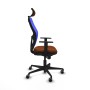 Office Chair with Headrest Piqueras y Crespo 1D036G2 Blue Brown