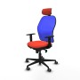 Office Chair with Headrest Piqueras y Crespo 1D036G2 Dark Orange