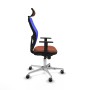Office Chair with Headrest Piqueras y Crespo 1D086G2 Blue Brown