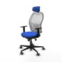 Chaise de Bureau avec Appui-tête Piqueras y Crespo 1D036G2 Bleu