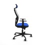 Chaise de Bureau avec Appui-tête Piqueras y Crespo 1D036G2 Bleu
