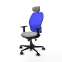 Office Chair with Headrest Piqueras y Crespo 1D036N2 Light grey