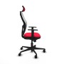 Office Chair with Headrest Piqueras y Crespo 1D036N2 Red