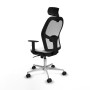 Office Chair with Headrest Piqueras y Crespo 1D086N2 White