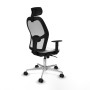 Chaise de Bureau avec Appui-tête Piqueras y Crespo 1D086N2 Blanc