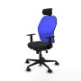 Office Chair with Headrest Piqueras y Crespo 1D036N2 Black