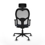 Office Chair with Headrest Piqueras y Crespo 1D036G2 Sky blue