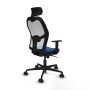 Office Chair with Headrest Piqueras y Crespo 1D036N2 Navy Blue