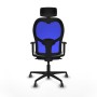 Office Chair with Headrest Piqueras y Crespo 1D036G2 Light grey
