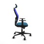 Office Chair with Headrest Piqueras y Crespo 1D036N2 Blue Petroleum green