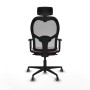 Office Chair with Headrest Piqueras y Crespo 1D036G2 Pink