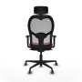 Office Chair with Headrest Piqueras y Crespo 1D036G2 Maroon