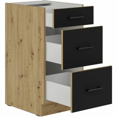 Kitchen furniture Black noir Matte back 40 cm