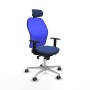 Office Chair with Headrest Piqueras y Crespo 1D086G2 Navy Blue