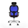 Office Chair with Headrest Piqueras y Crespo 1D086N2 Red