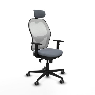 Office Chair with Headrest Piqueras y Crespo 1D036G2 Grey
