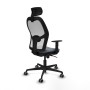 Office Chair with Headrest Piqueras y Crespo 1D036G2 Grey