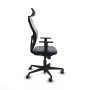 Office Chair with Headrest Piqueras y Crespo 1D036G2 Grey