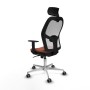 Office Chair with Headrest Piqueras y Crespo 1D086G2 White Brown