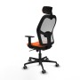 Office Chair with Headrest Piqueras y Crespo 1D036G2 Orange