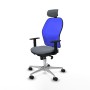 Office Chair with Headrest Piqueras y Crespo 1D086N2 Grey