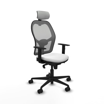 Office Chair with Headrest Piqueras y Crespo 1D036N2 White