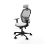 Chaise de Bureau avec Appui-tête Piqueras y Crespo 1D036N2 Blanc