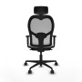 Office Chair with Headrest Piqueras y Crespo 1D036N2 White