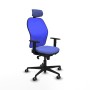 Office Chair with Headrest Piqueras y Crespo 1D036G2 Light Blue