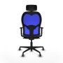 Office Chair with Headrest Piqueras y Crespo 1D036G2 Light Blue