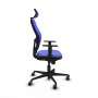 Office Chair with Headrest Piqueras y Crespo 1D036G2 Light Blue