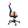 Office Chair with Headrest Piqueras y Crespo 1D036N2 Orange