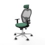Office Chair with Headrest Piqueras y Crespo 1D086G2 Emerald Green