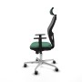 Office Chair with Headrest Piqueras y Crespo 1D086G2 Emerald Green