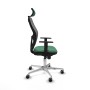 Office Chair with Headrest Piqueras y Crespo 1D086G2 Emerald Green